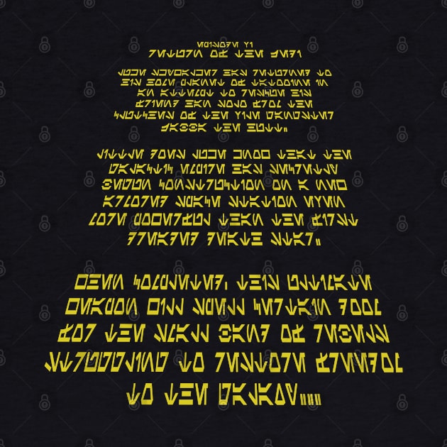 ROTJ Opening Crawl AB by PopCultureShirts